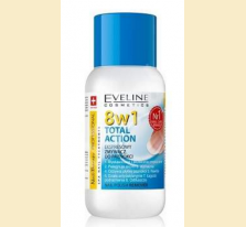 Eveline 8 in 1 Total Action - dizolvant pentru inlaturat lacul de unghii