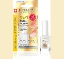 Eveline - 8 in 1 Total Action Golden Shine - tratament pentru unghii