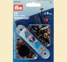 Set riveti (nasturi pt. blugi) + suport aplicare , 9 mm - Prym